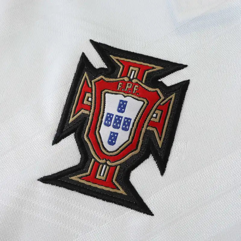 Portugal 1992 Season Away White Retro Jersey Trikot Soccer Shirt