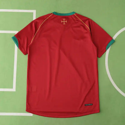 Portugal 2006 Season Home Red Retro Jersey Trikot Soccer Shirt