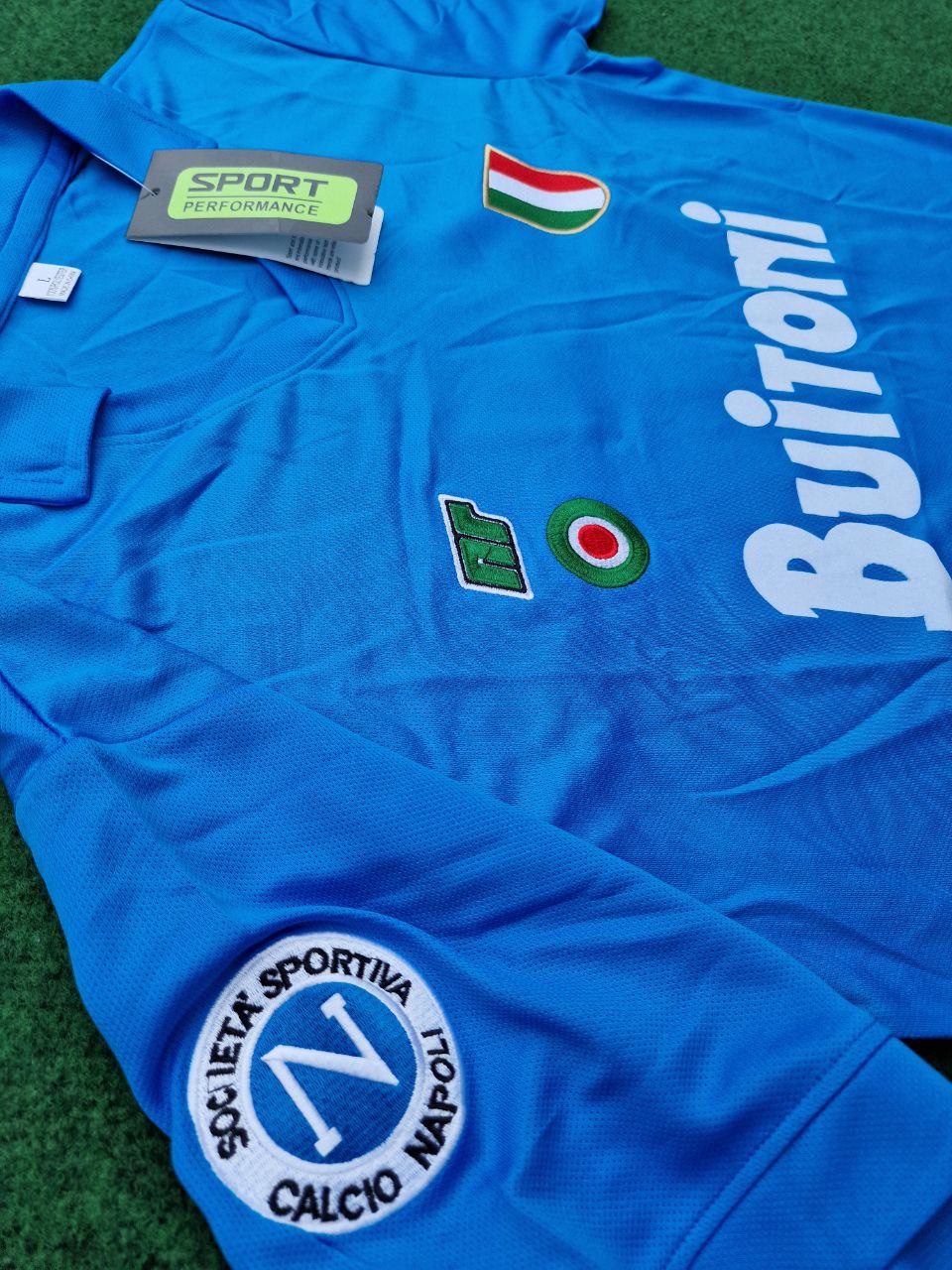 Diego Armando Maradona Napoli 1988 Retro Vintage Fußball Trikot