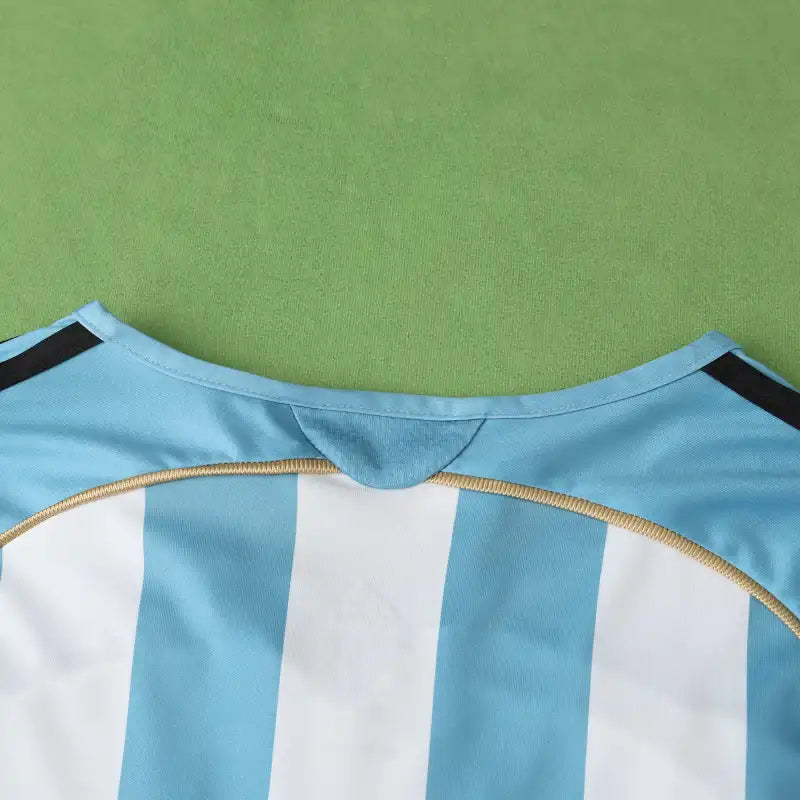 Argentina 2006 Season Home Retro Jersey Trikot Soccer Shirt