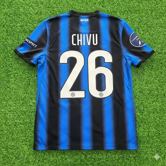 Cristian Chivu - Inter 2010 2011 Jersey Soccer Trikot Maillot Maglia Soccer Shirt