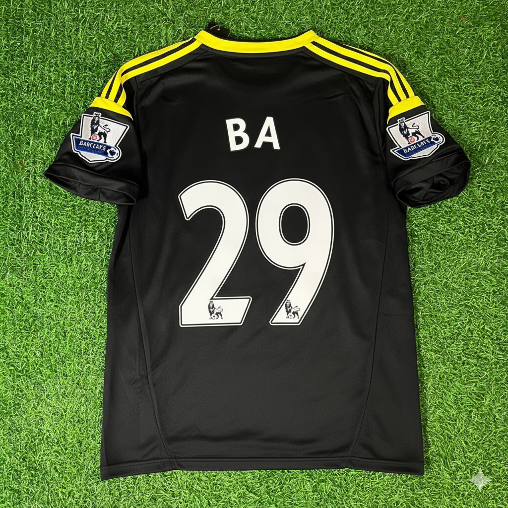 Chelsea 2012/13 Black Blue Soccer Shirti Retro Jersey – Demba Ba
