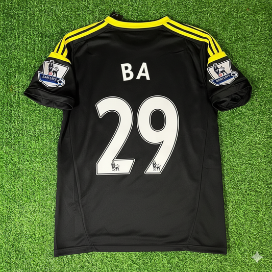 Maillot de football rétro Chelsea 2012/13 noir et bleu – Demba Ba