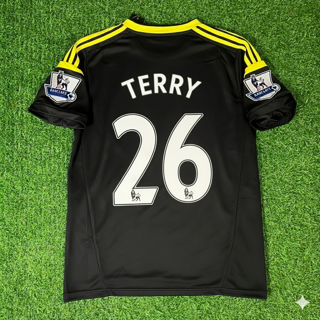 Chelsea 2012/13 Black Blue Soccer Shirti Retro Jersey – John Terry