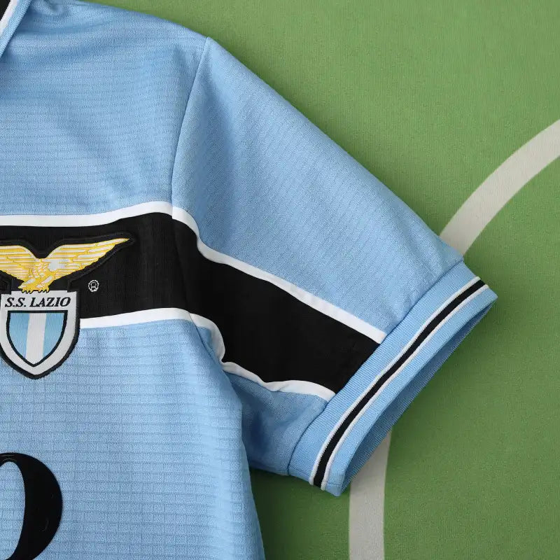 S.S. Lazio 98/99 Saison Heimtrikot Blau Retro Trikot Fußballtrikot