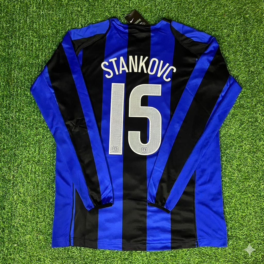 Dejan Stankovic Inter Milan 2004-05 Retro Football Jersey Kit