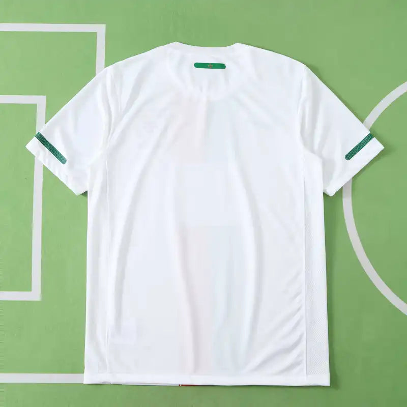 Maillot de foot rétro Portugal 2010 extérieur blanc