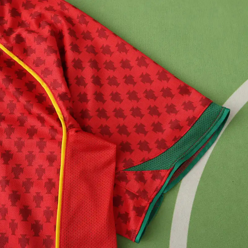 Maillot de Foot Rétro Rouge Domicile Saison 2004 Portugal