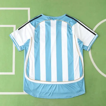 Argentinien 2006 Retro Heimtrikot Fußball T-Shirt