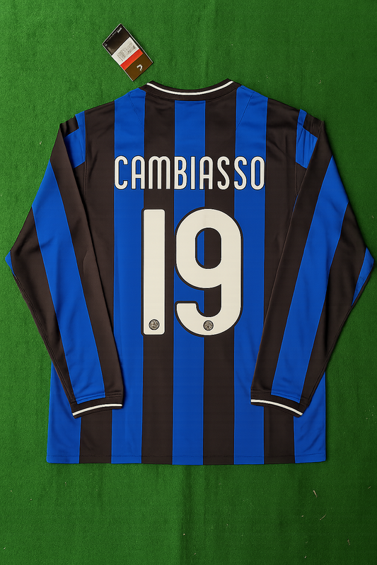 Esteban Cambiasso - Inter 2010 Champions League Final Jersey Trikot Maillot Maglia Soccer Shirt