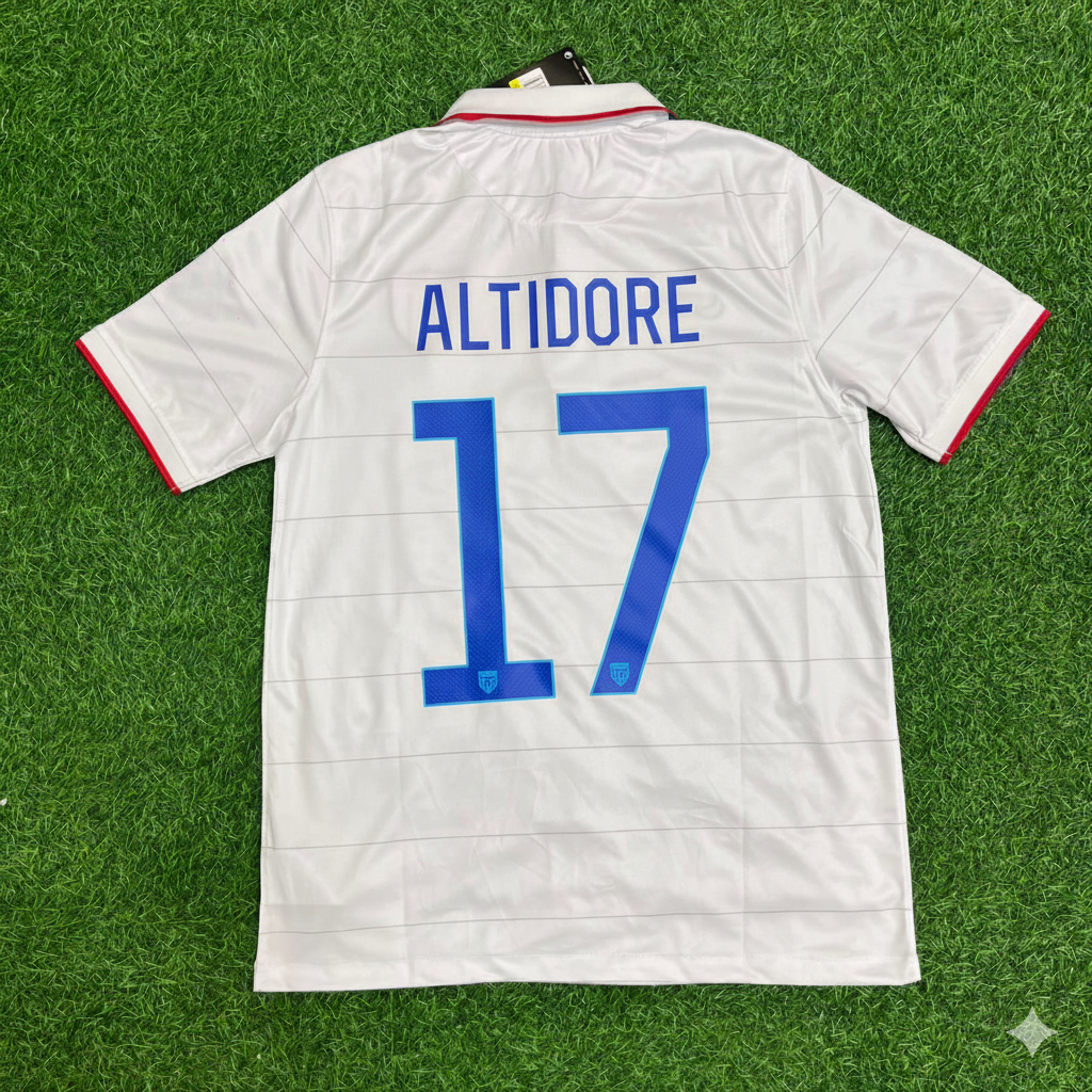 Jozy Altidore USA WM 2014 Weißes Fußballtrikot