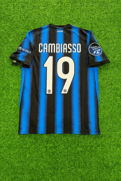 Esteban Cambiasso - Inter 2010 2011 Jersey Soccer Trikot Maillot Maglia Soccer Shirt
