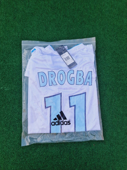 Olympique Marseille Didier Drogba 2003-04 Heim OM Fußballtrikot