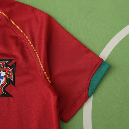 Portugal 2006 Season Home Red Retro Jersey Trikot Soccer Shirt