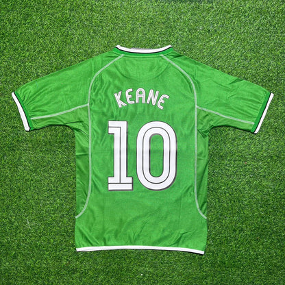 Robbie Keane Ireland 2000/2002 Retro Green Football Jersey