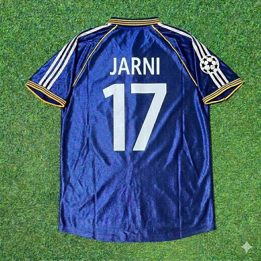 Robert Jarni 17- Real Madrid 1998-1999 Blue Retro Jersey Soccer Shirt