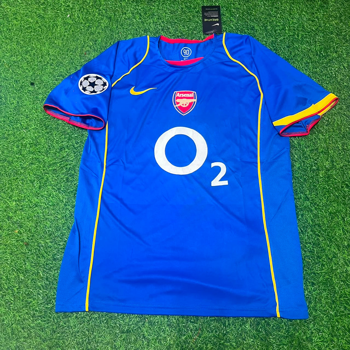 Robert Pires Arsenal 2004-05 Blue Retro Jersey Trikot Maglia Camiseta