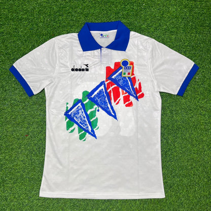 Daniele Massaro Italy 1994 World Cup White Retro Football Jersey