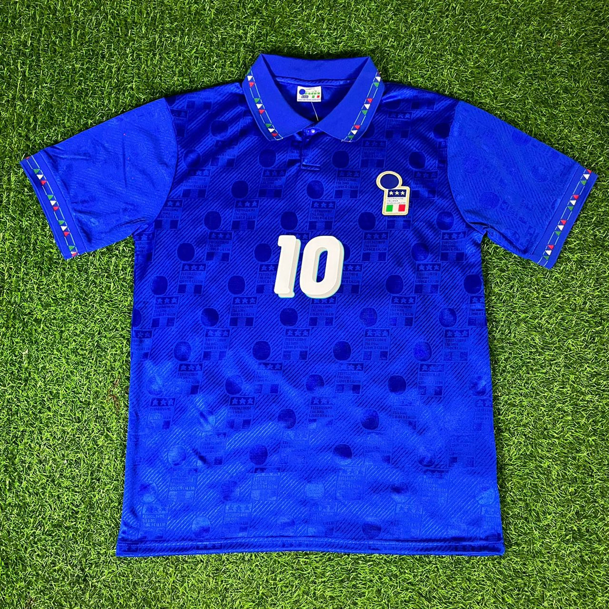 1994 World Cup Roberto Baggio Italy Retro Jersey Maillot Trikot Maglia Soccer Shirt