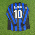 Roberto Baggio - Inter 1998 1999 Retro Trikot Fußballtrikot