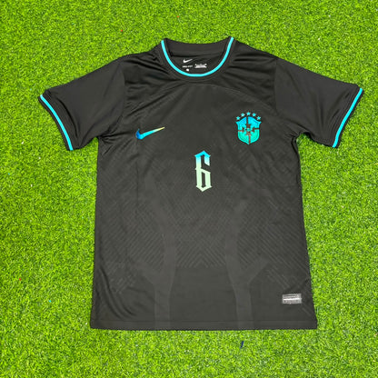 Roberto Carlos Brazil Retro Football Jersey Trikot Maglia Soccer Shirt