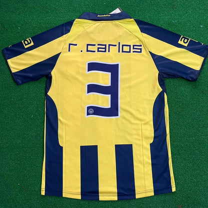 Roberto Carlos Fenerbahce 2008-2009 weißes Retro-Trikot – | Trikot | Maillot Fußballtrikot
