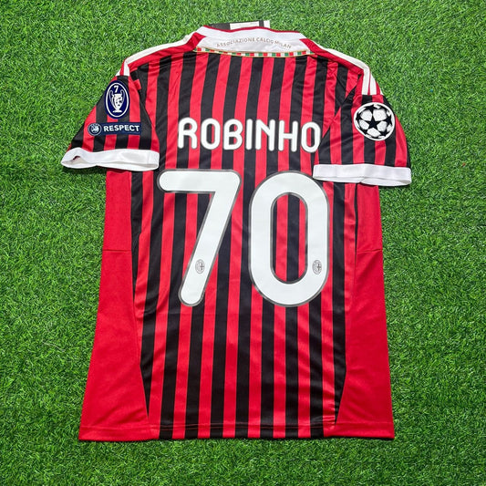 Robinho 70 - AC Mailand Heimtrikot 2011/12 Retro Kit Jersey Maillot Trikot Fußballtrikot