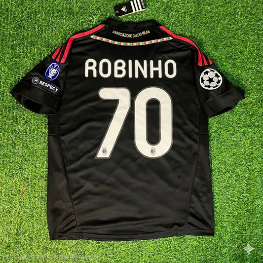 Robinho 70 - Milan Ausweichtrikot 2011/12 Retro Trikot Fußballshirt