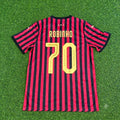 Robinho AC Mailand 120. Jubiläum Goldenes Retro-Fußballtrikot