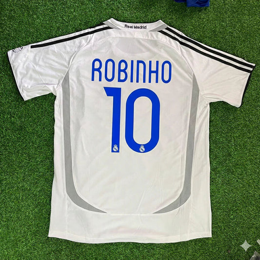 Robinho 10– Real Madrid 2006–2007 Home Kit Jersey – | Trikot | Maillot Soccer Shirt