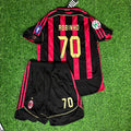 Robinho 70 AC Mailand 2007 Retro Kinder Trikotset Trikot Maillot Enfant Kindertrui Fußballtrikot