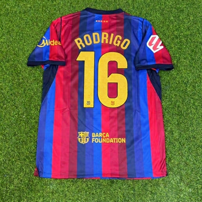 Rodri #16 Barcelona 2027 New Season Home Jersey Trikot Maillot Soccer Shirt