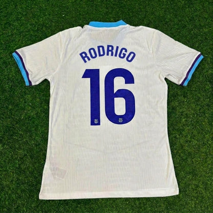 Rodrigo #16 Barcelona New Season Special Edition Trikot Fußballtrikot
