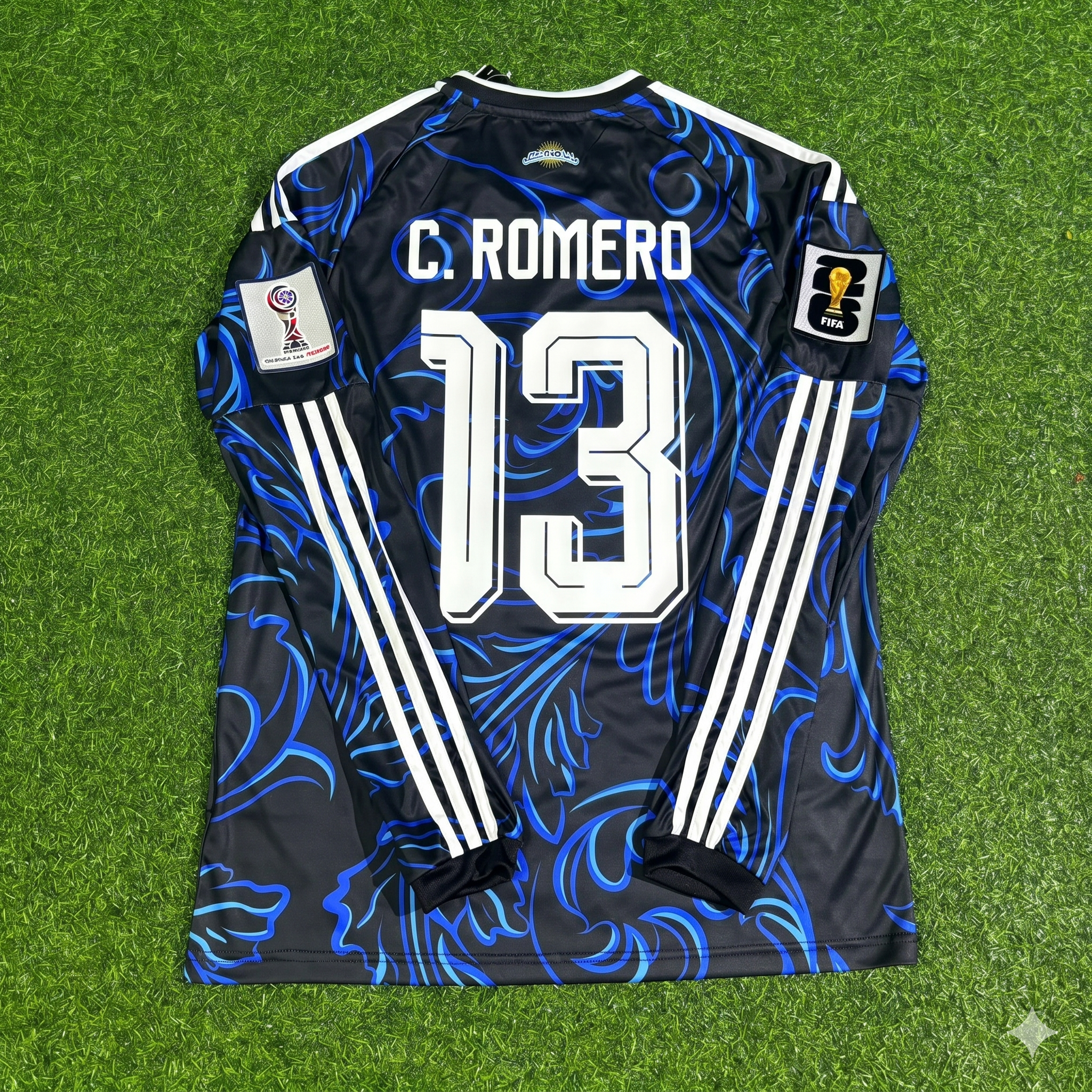 Cristian Romero Argentina 2026 World Cup Long Sleeve Football Jersey