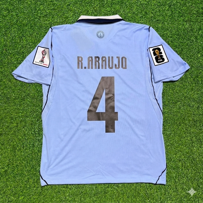 Ronald Araújo #4 Uruguay WM 2026 Heimtrikot Himmelblau