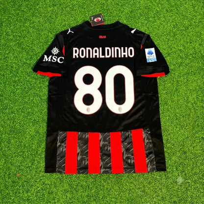 Ronaldinho Gaucho AC Mailand Fußball Retro-Legenden-Trikot