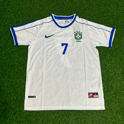 Camiseta de fútbol retro de Ronaldinho #7 de Brasil