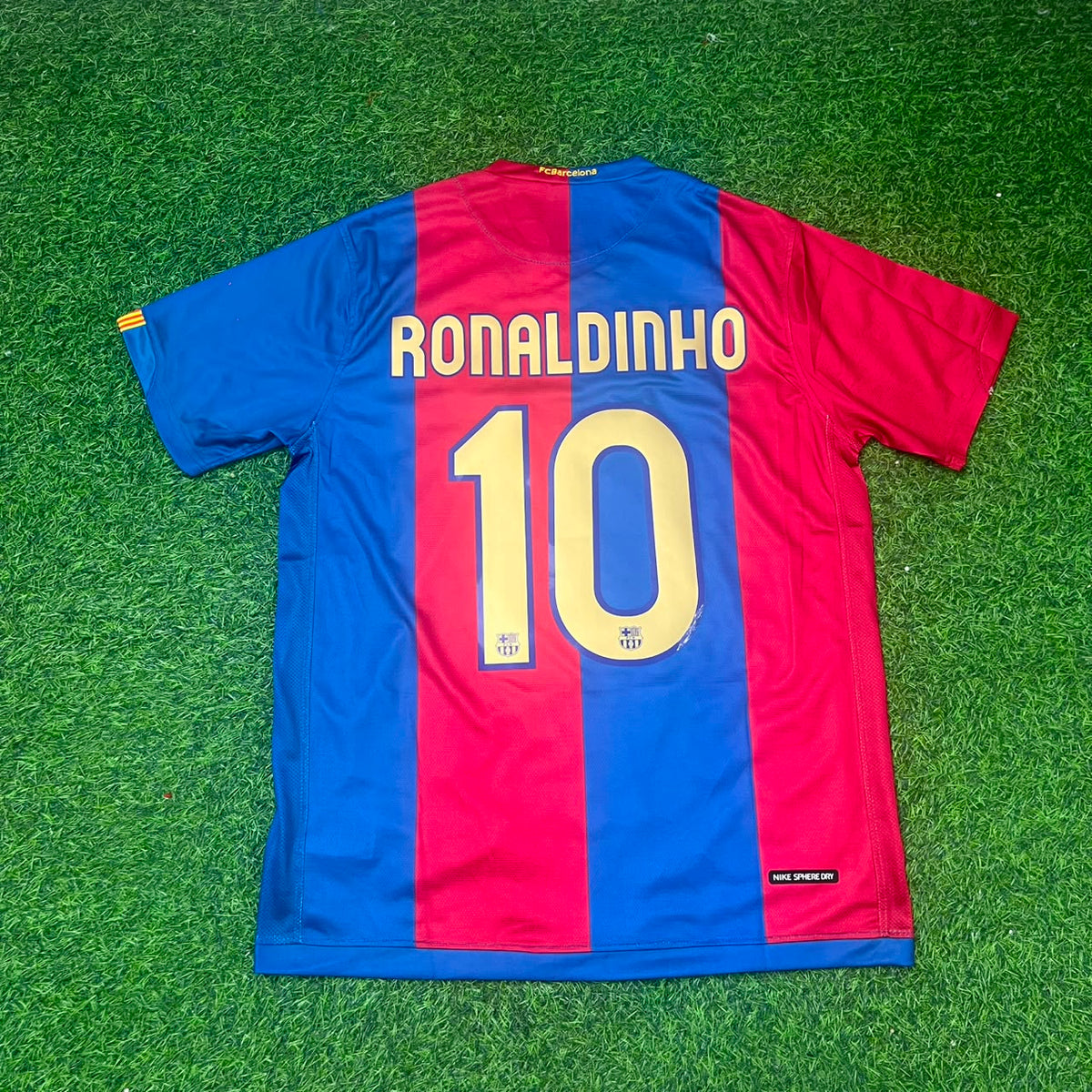 Ronaldinho Gaucho Barcelona 2006/2007 Heim Retro Fußball Trikot