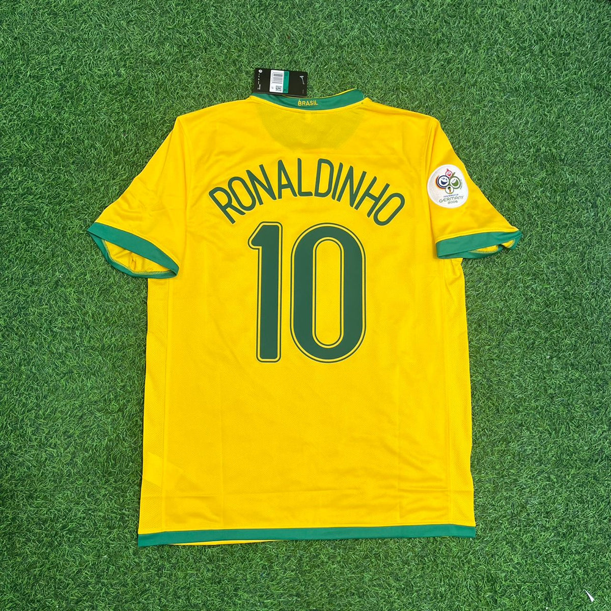 Ronaldinho Gaucho #10 Brasilien WM 2006 Trikot