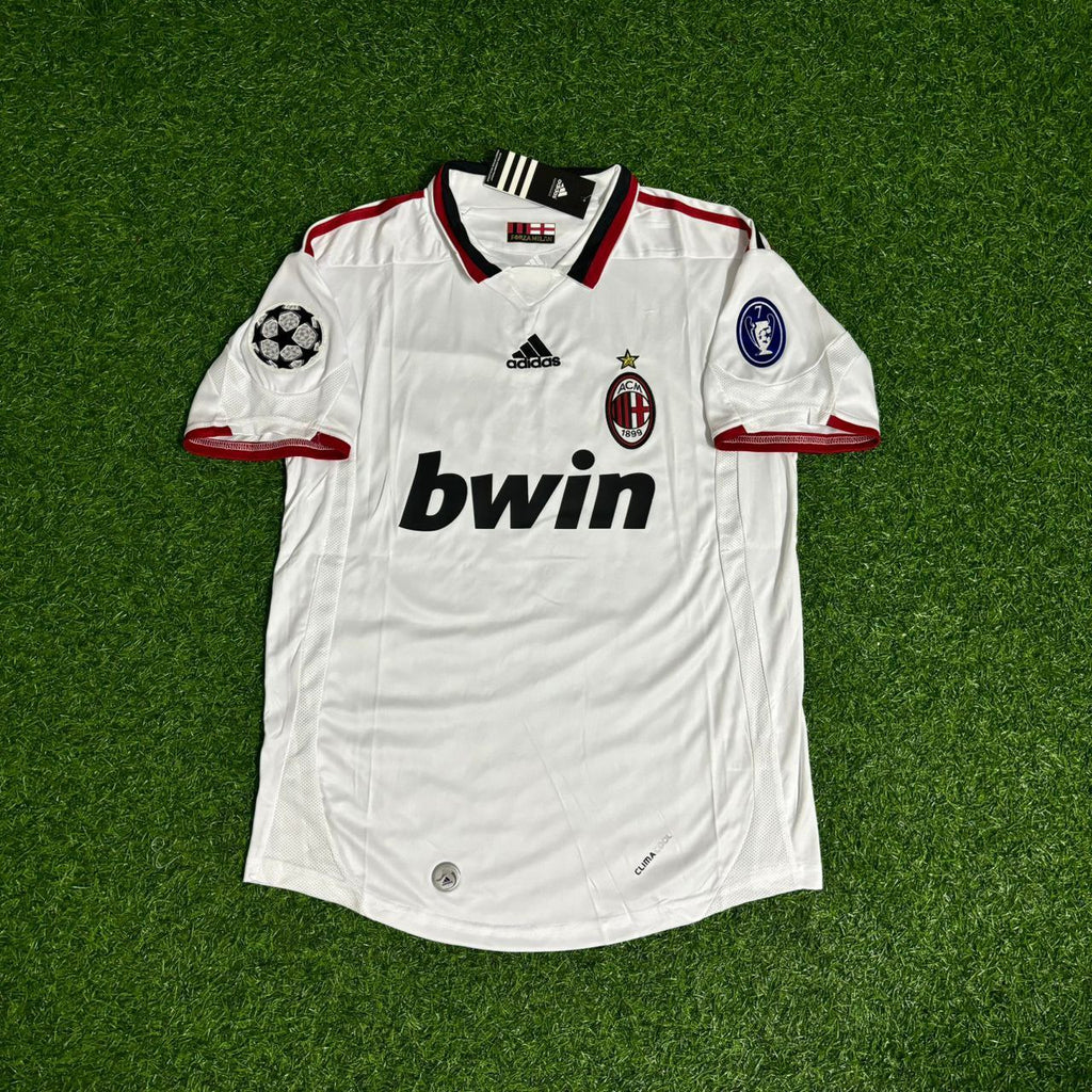 Ronaldinho Gaucho Milan Saison 2009 2010 Weiß Retro Trikot