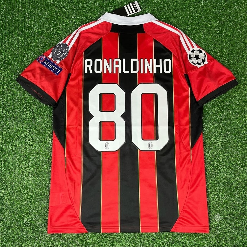 Ronaldinho – AC Mailand Heim-Retro-Trikot – | Trikot | Maillot Fußballtrikot