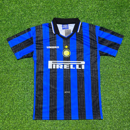 Ronaldo Nazario Inter 1997-1998 Home Retro Football Jersey