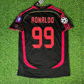 Ronaldo Nazario Fenomeno #99 – AC Milan Schwarz 2006-07 Retro Trikot Maillot Fußballtrikot