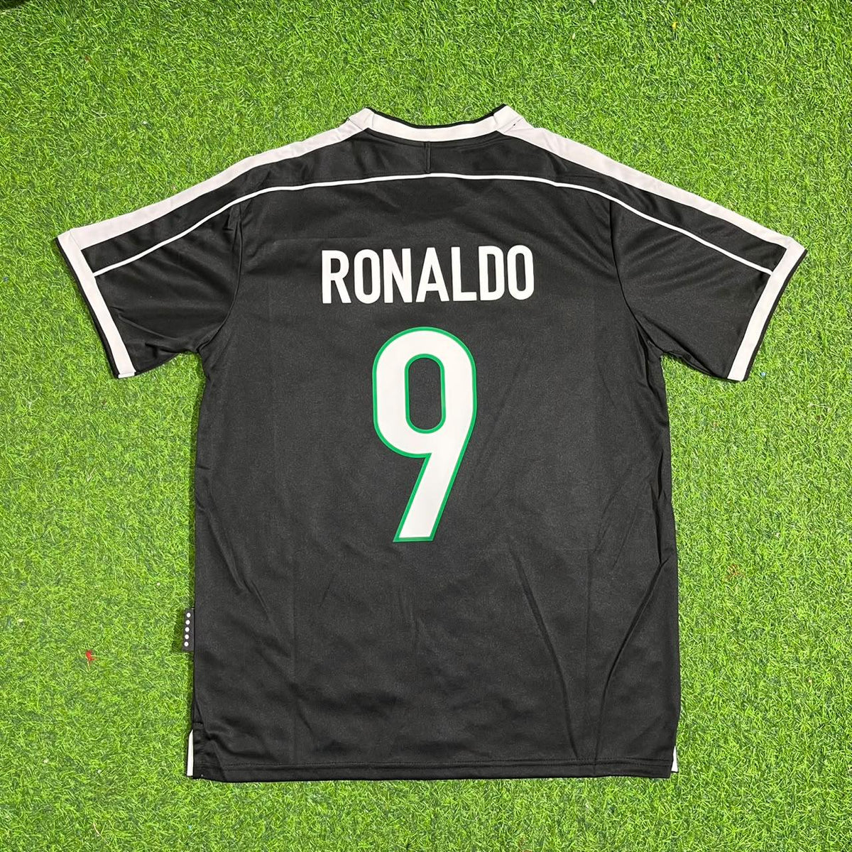 Tenue de football rétro Ronaldo Nazario Brésil noir