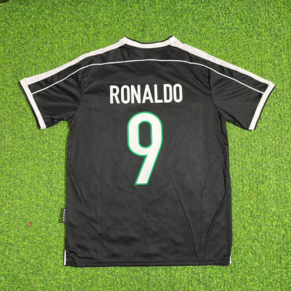 Tenue de football rétro Ronaldo Nazario Brésil noir