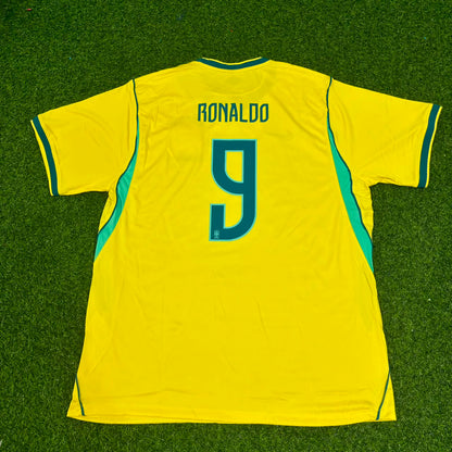 Ronaldo Nazario Brazil Commemorative Special Retro Football Jersey Kit