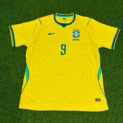 Ronaldo Nazario Brazil Commemorative Special Retro Football Jersey Kit