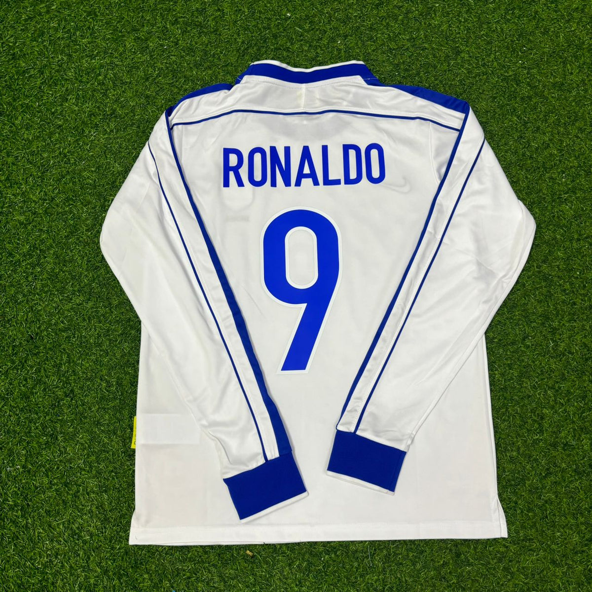 Ronaldo Nazário Brasilien WM 1998 Langarm Retro Fußballtrikot