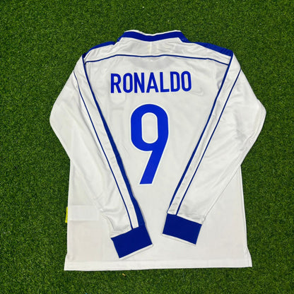 Ronaldo Nazário Brasilien WM 1998 Langarm Retro Fußballtrikot