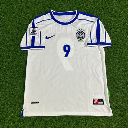 Ronaldo Nazario Brasilien WM 1998 Retro-Fußballtrikot